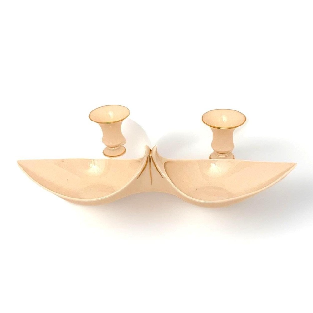 Lenox Ivory Charcuterie Console Set Relish tray Bowl and Toothpick Holders